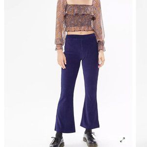 Urban Outfitters Cassidy Velvet Kick Flare Pant XL NWT